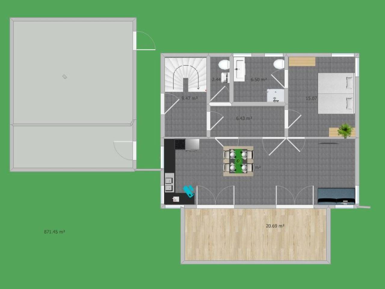 Ganze Wohnung, Casa Bianka in Fridolfing in Fridolfing, Rupertiwinkel