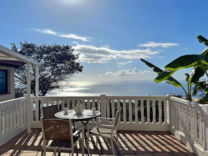 Ferienhaus für 3 Personen, mit Terrasse und Garten sowie Pool und Ausblick auf La Palma - 2