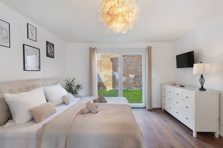 Gîte pour 4 personnes, avec jardin, animaux acceptés à Ettenheim