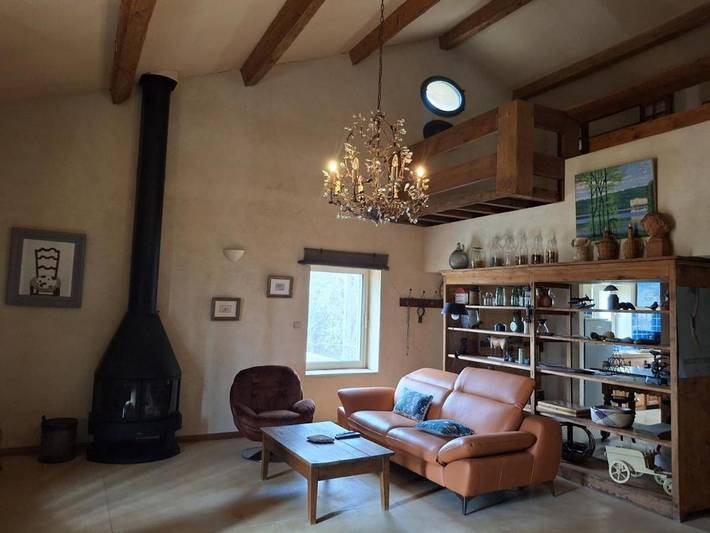 Appartement de vacances pour 4 personnes, avec Terrasse et Jardin ainsi que Piscine et Vue