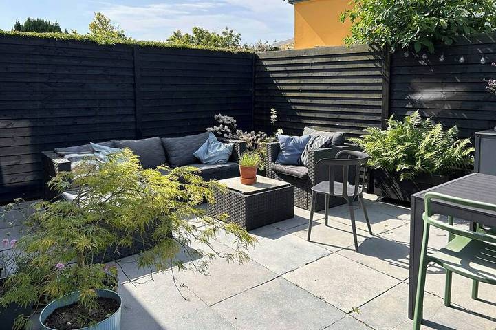 Ferienhaus für 6 Personen, mit Balkon und Garten