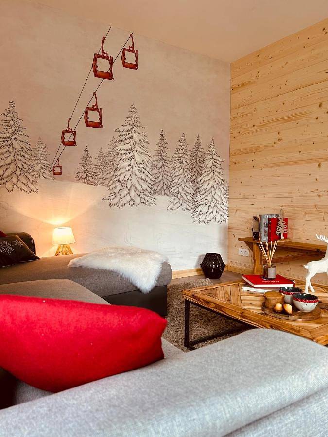 Appartement de vacances pour 4 personnes, avec piscine ainsi que jardin et vue