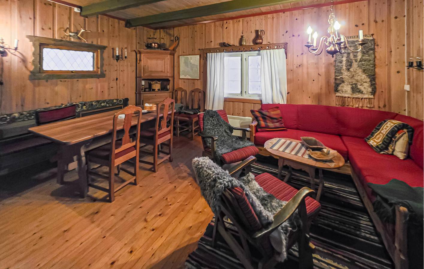Ferienhaus für 8 Personen mit Garten in Flesberg