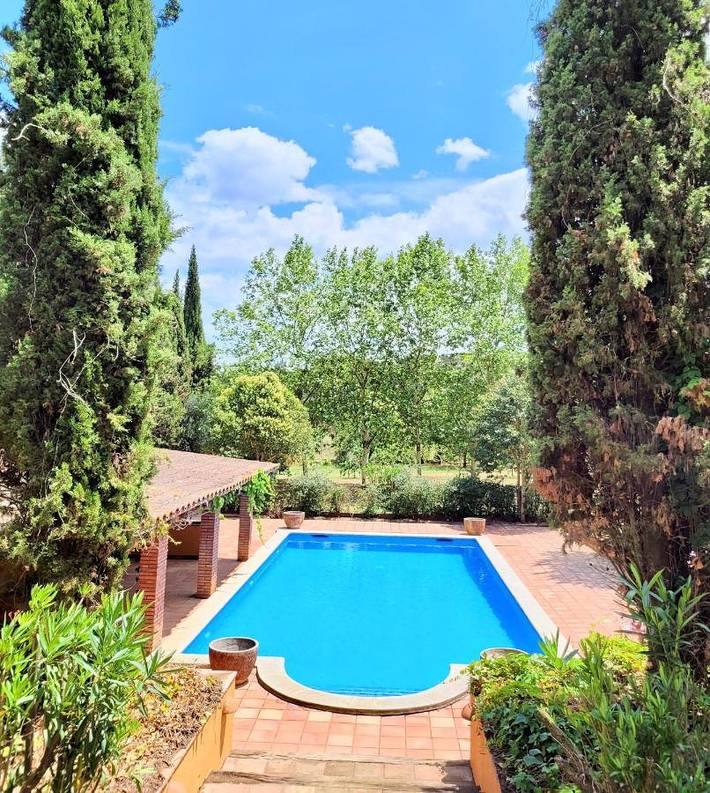 Casa rural para 12 personas, con piscina además de vistas y jardín en Cruilles - 3