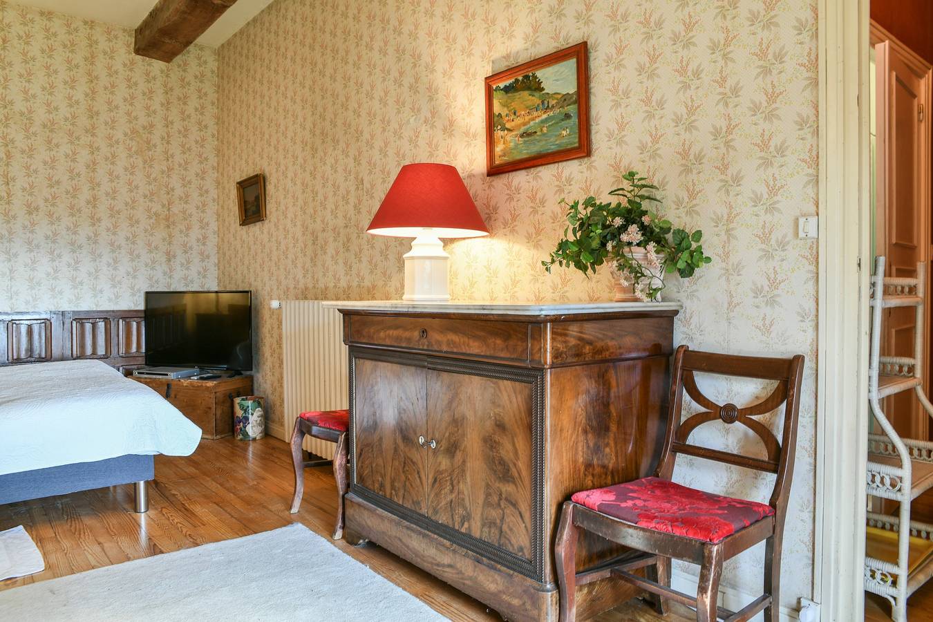 Chambre d’hôtes « Chambre Chez L’habitant - 2 » avec vue montagne et Wi-Fi in Sermérieu, Région de La Tour-du-Pin