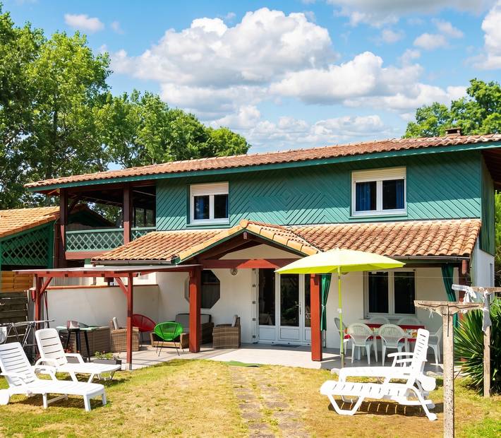 Location de vacances pour 6 personnes, avec Terrasse et Jardin à Vielle-Saint-Girons