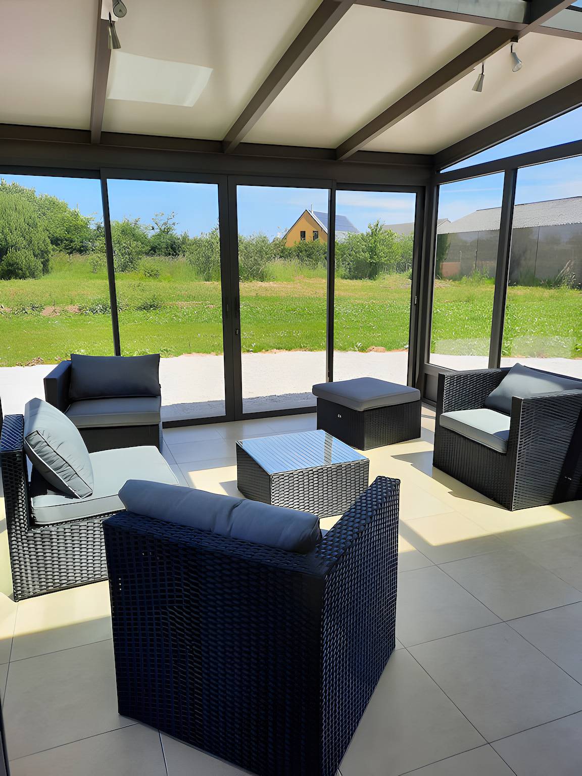 Holiday Home "Gîte with Game Room" with Private Terrace, Garden & Wi-Fi in Montfarville, Cherbourg region