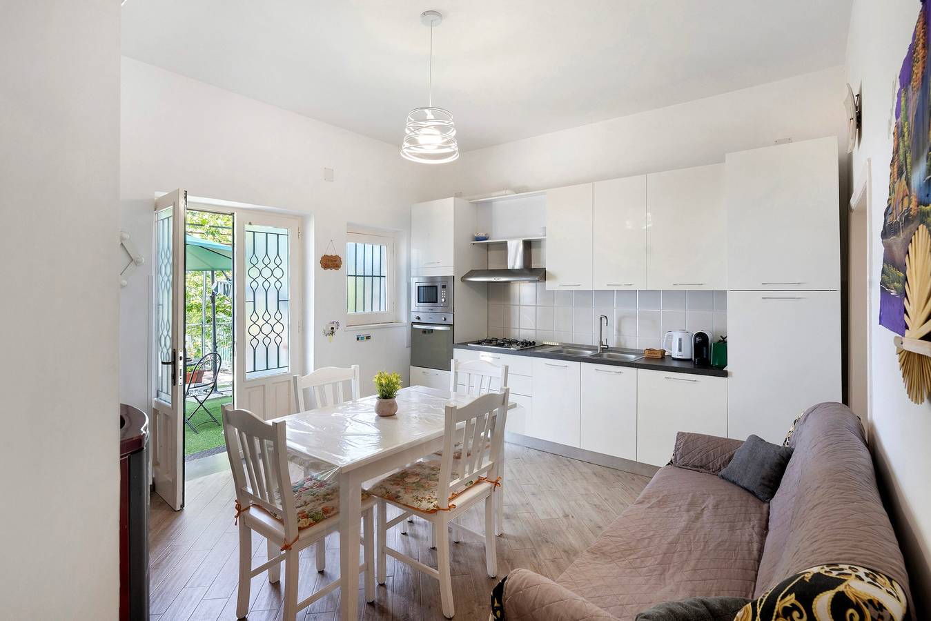 Ganze Wohnung, Apartment 'Bella Veduta Luna' mit Meer- und Bergblick, Wlan und Klimaanlage in Pianillo, Agerola