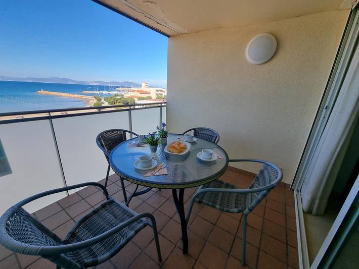Appartement de vacances pour 6 personnes, avec Vue sur l’océan et Balcon/Terrasse à L'Escala