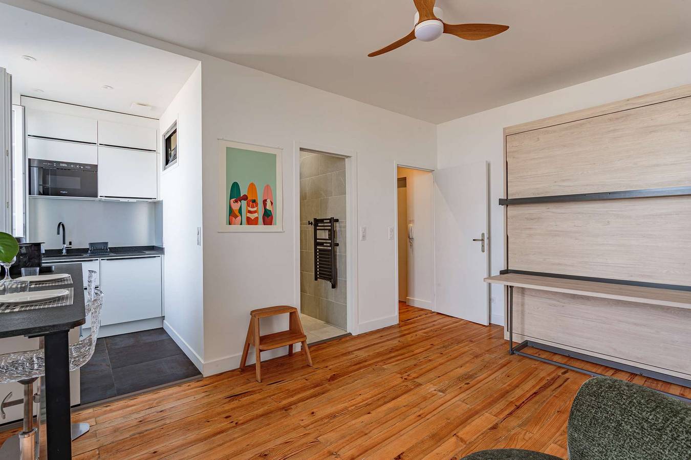 Studio entier, Très beau studio rénové avec vue imprenable sur l’océan in Biarritz, Région de Bayonne