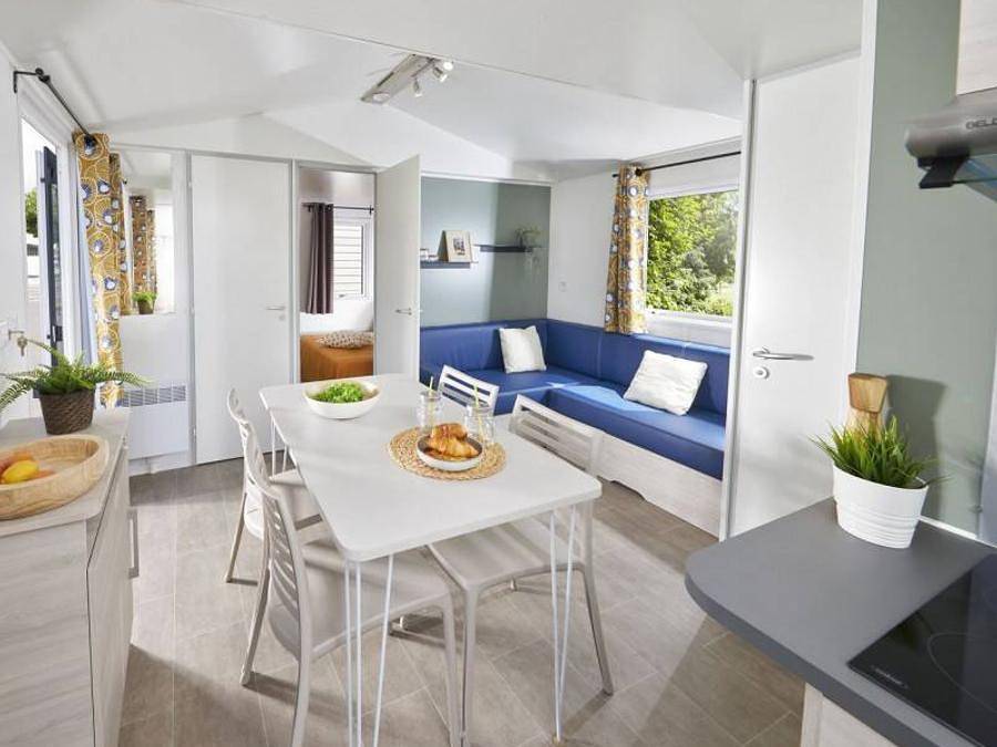 Camping El Garrofer - Mobilhome 4 personas - Premium | 2 Dormitorios | 4 Plazas | Terraza semicubierta | 1 Baño | Aire acondicionado in San Pedro de Ribas, Garraf