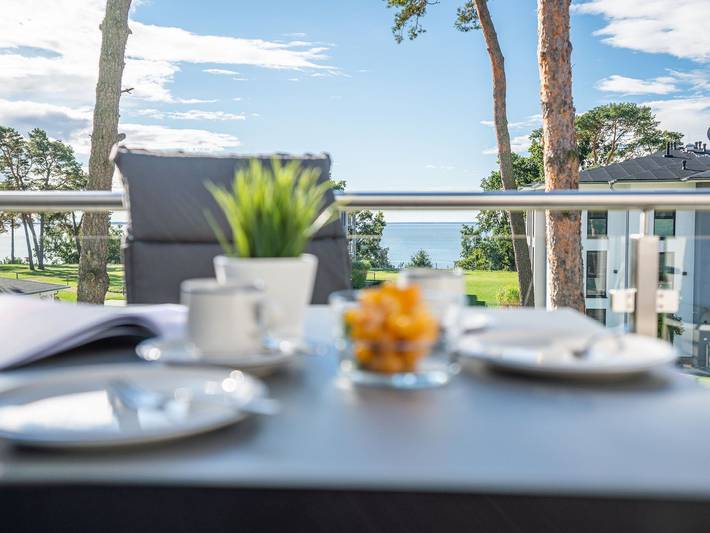 Ferienwohnung für 5 Personen, mit Seeblick und Sauna sowie Balkon, kinderfreundlich - 1