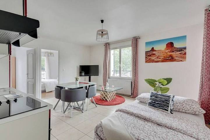 Gîte pour 6 personnes, avec terrasse et jardin à Aubervilliers - 2