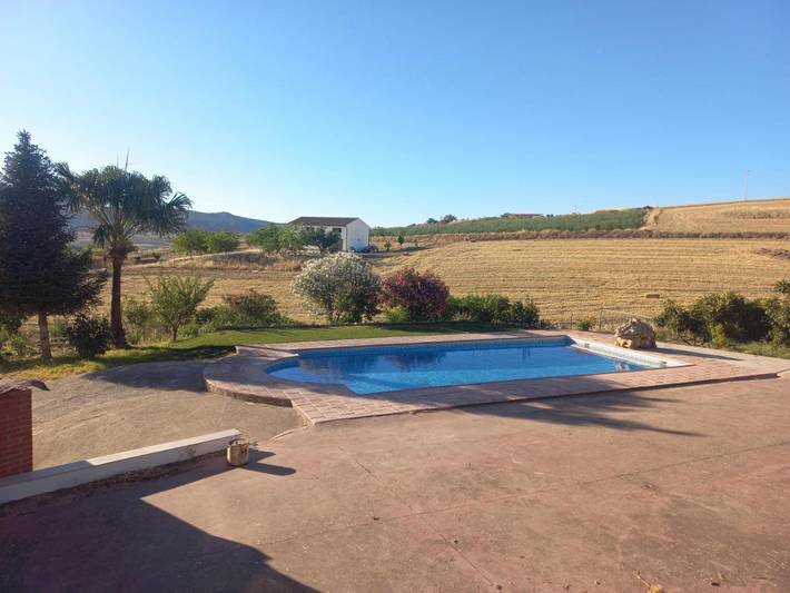 Casa rural para 8 personas, con vistas además de jardín y piscina en Arriate - 4