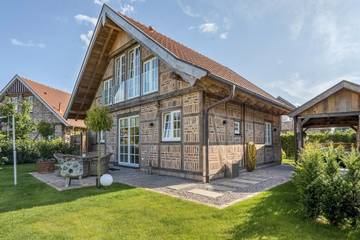 Ferienhaus für 4 Personen, mit Whirlpool und Garten sowie Sauna im Münsterland