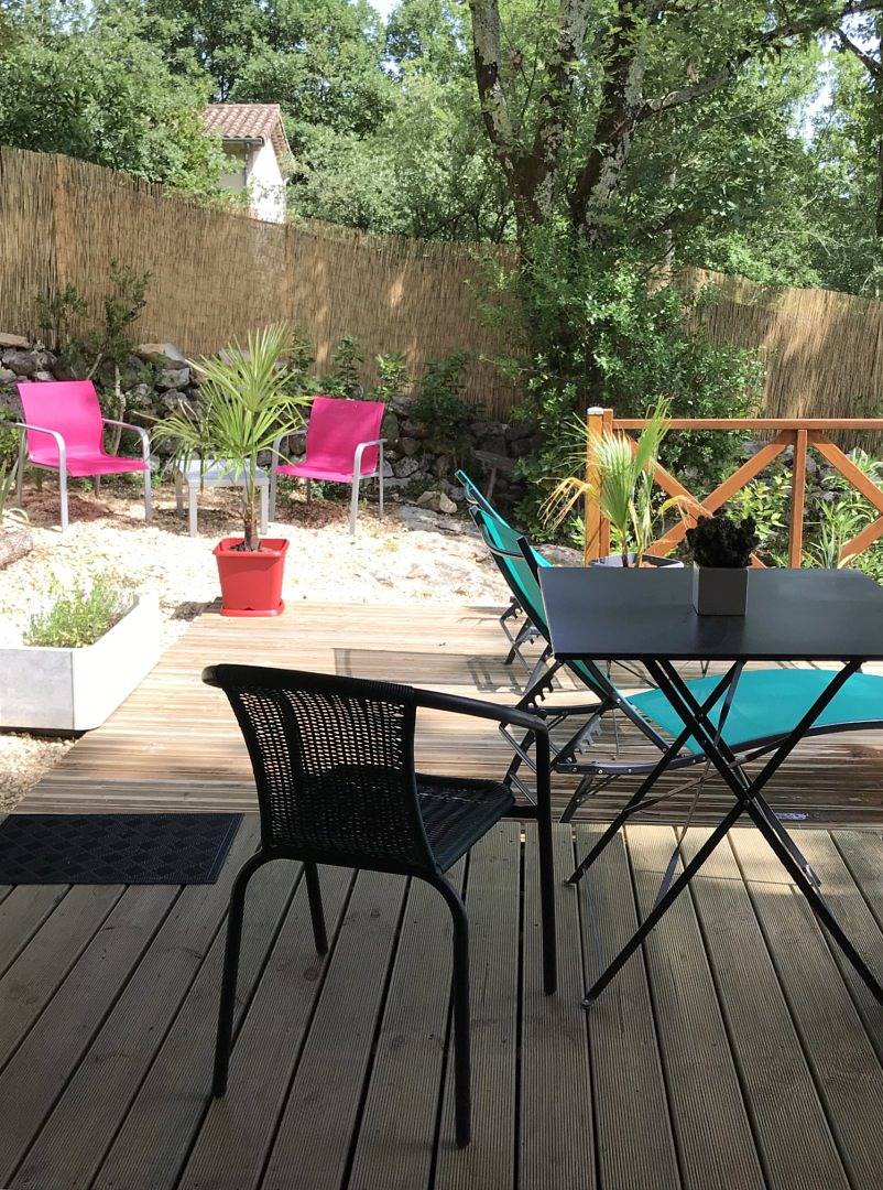Chalet studio Aria climatisé avec piscine in Saint-Alban-Auriolles, Ardèche