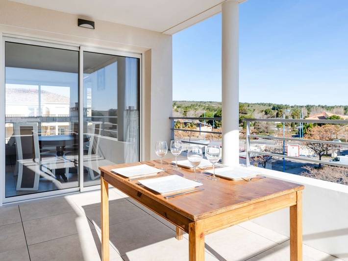 Appartement de vacances pour 4 personnes, avec Balcon