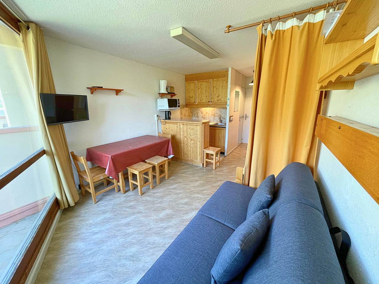 Ganzes Studio, Klassisches Studio 19m², Süd, Haustiere Ok, Les Menuires in Les Menuires, Saint-Martin-de-Belleville