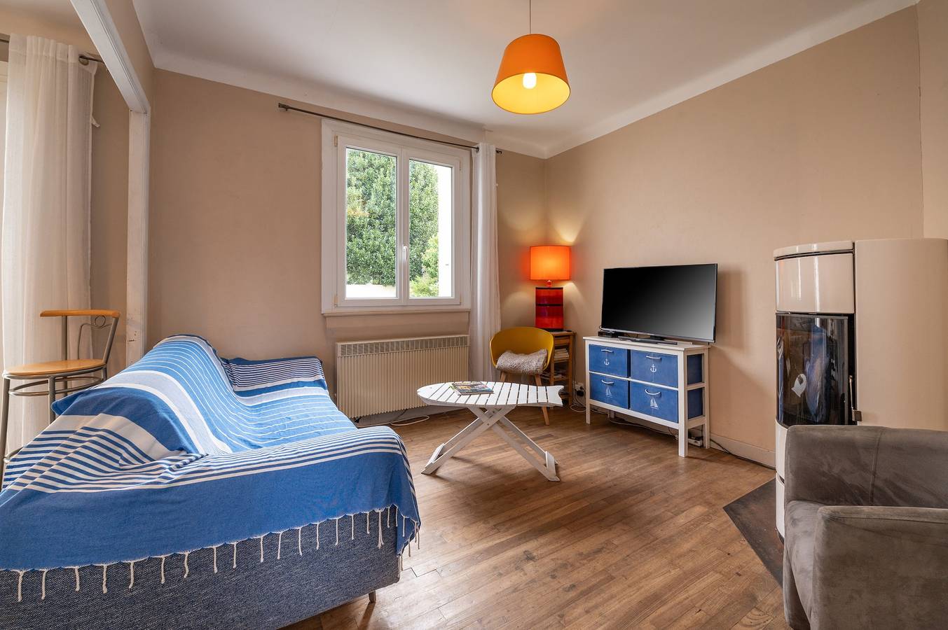 Casa de vacaciones 'Maison De Vacances 50m De La Plage' con terraza privada, jardín privado y Wi-Fi in Larmor-Plage, Côte des Mégalithes