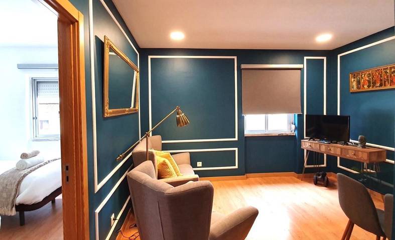 Apartamento para 4 personas, con Balcón en Almada