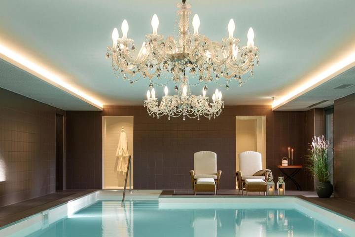 Ferienwohnung, mit Balkon und Terrasse sowie Garten und Pool im Oldenburger Münsterland