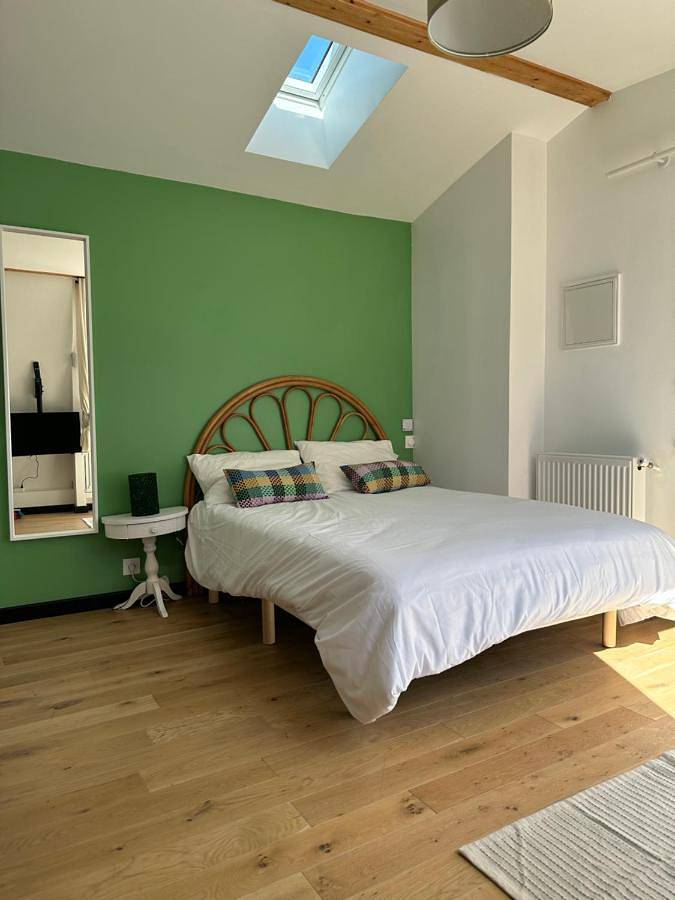 Appartement de vacances pour 2 personnes, avec vue ainsi que jardin et terrasse