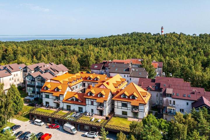 Apartament wakacyjny dla 4 osób, z Taras w Mierzeja Kurońska