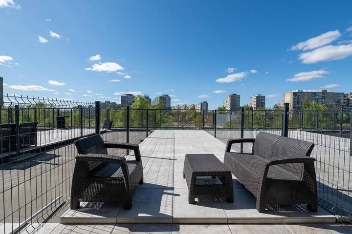 Ferieleilighet for 5 personer, med Balkong og Terrasse i tillegg til Utsikt i Vilnius