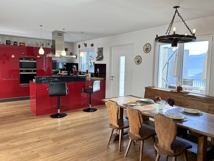 Ferienhaus für 6 Personen, mit Pool und Seeblick sowie Balkon, mit Haustier in der Schweiz - 3