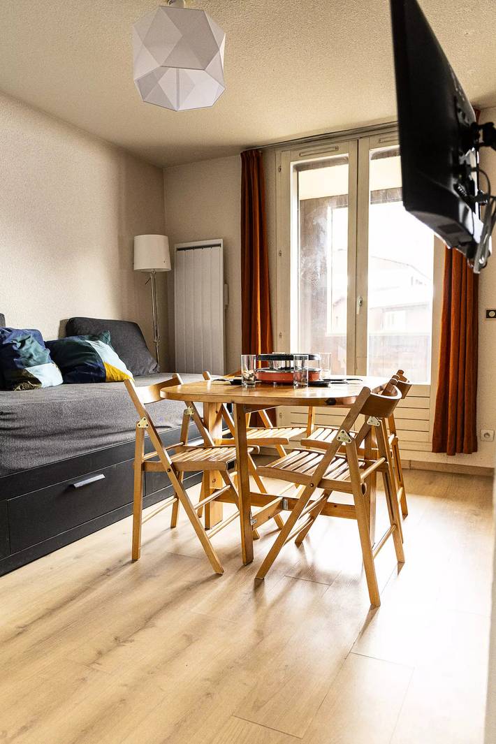 Chalet pour 4 personnes, avec balcon dans La Foux d'Allos