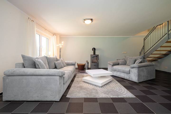 Ferienhaus für 4 Personen, mit Balkon und Terrasse sowie Garten und Sauna in Alt Schwerin - 3