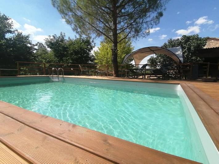 Location de vacances pour 4 personnes, avec jacuzzi ainsi que piscine et jardin à Lautrec - 2