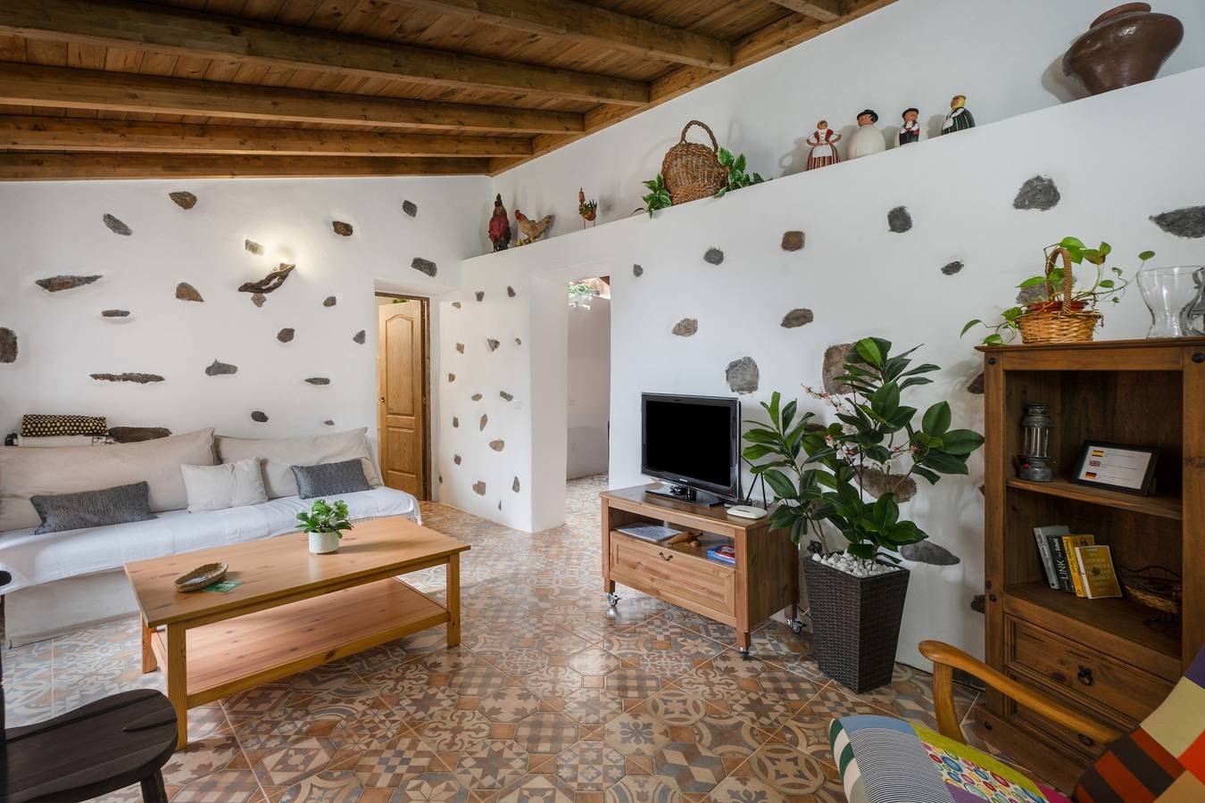 Gîte rural « El Balcón De Petra » avec vue sur mer, terrasse privée et Wi-Fi in Las Poyatas, Hermigua