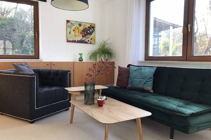 Ferienwohnung für 3 Personen, mit Garten