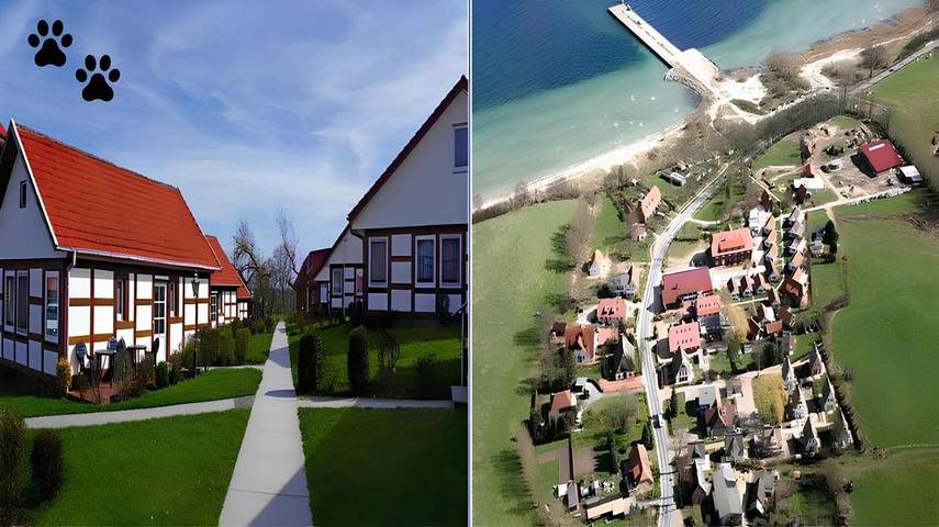 Ferienhaus für 2 Personen, mit Ausblick und Garten sowie Sauna, mit Haustier in Wohlenberg