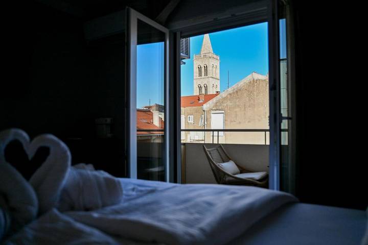 BnB für 2 Personen, mit Ausblick und Terrasse in Zadar