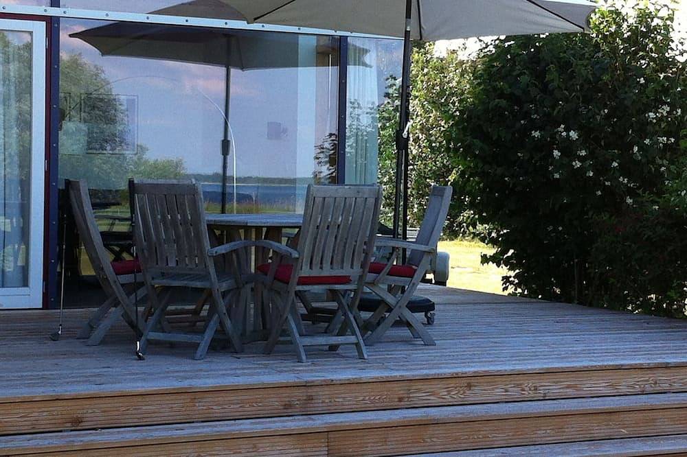 Glashaus direkt am Müritzufer, Privatstrand, Panoramablick, Sauna, Reiten in Ludorf, Müritz