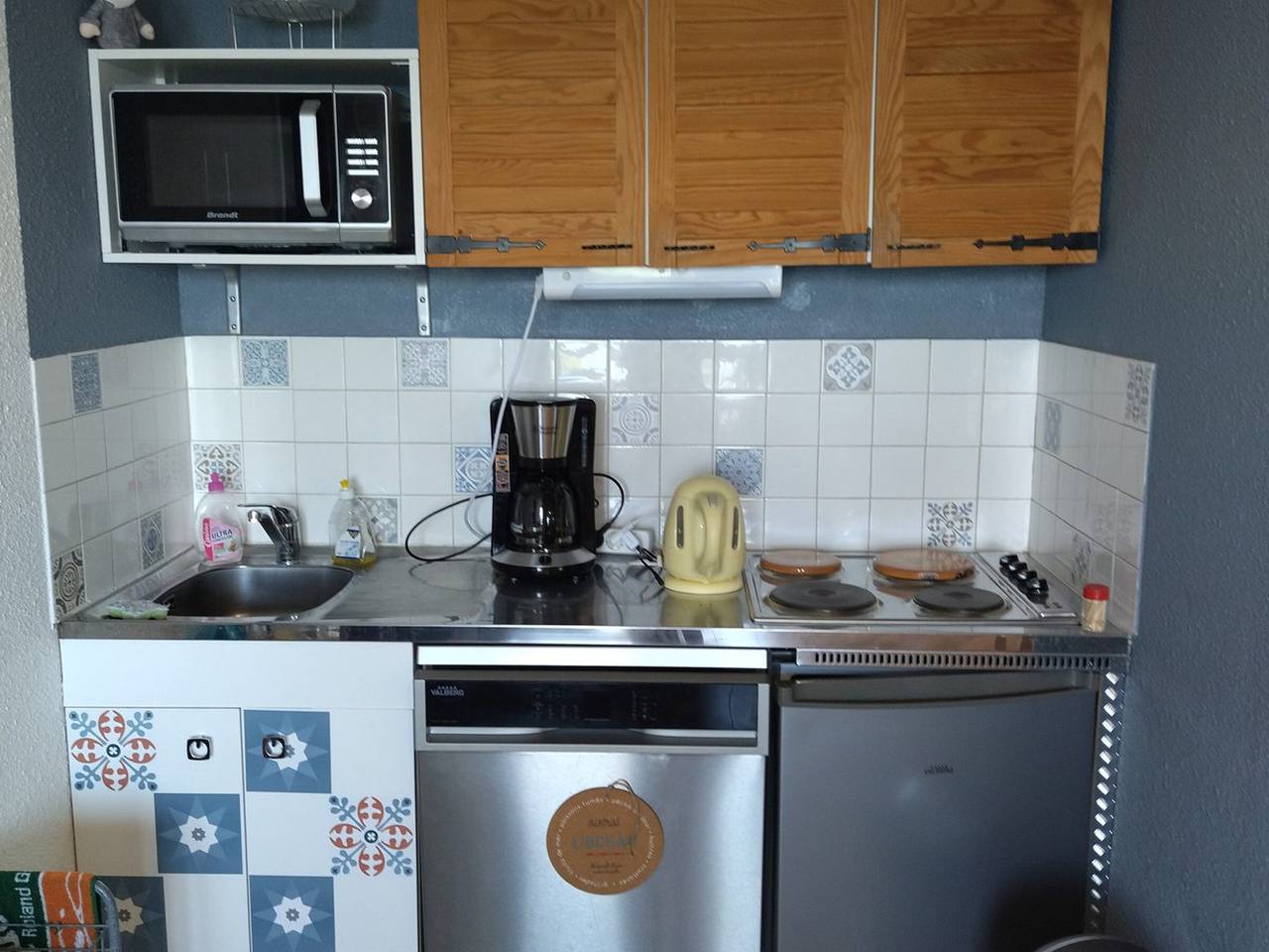 Apartamento entero, A pie de pistas, 2 piezas para 5 pers, balcón, vista al valle in Prapoutel, Les Adrets