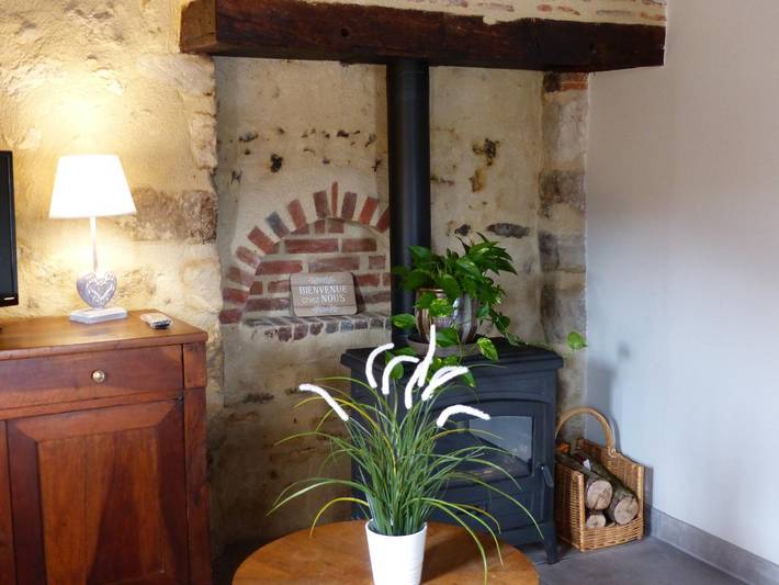 Gîte pour 4 personnes, avec jardin et terrasse