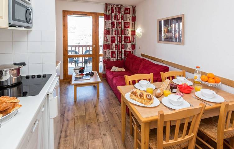 Gîte pour 4 personnes, avec balcon, adapté aux familles à Valmeinier - 2