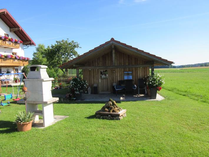 Ganze Ferienwohnung, Feichtlhof - Ferienwohnung Abendsonne bis 5 Personen, Balkon, 51 qm in Taching am See, Rupertiwinkel