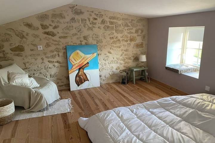 Gîte pour 4 personnes, avec terrasse ainsi que jacuzzi et jardin à Massugas - 2