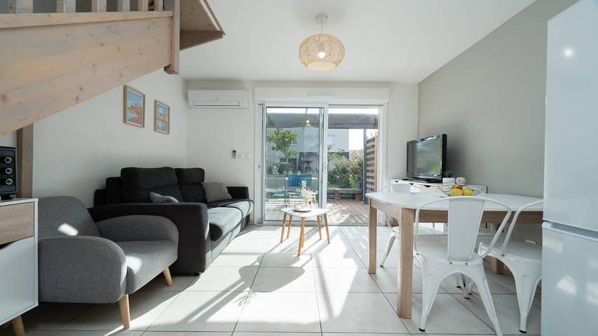 Ferienhaus für 4 Personen, mit Garten und Terrasse in Sérignan