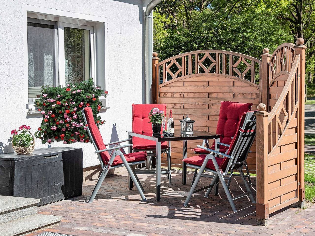 Ferienhäuser Bauerschäfer mit Terrasse in Loddin, Bernsteinbäder