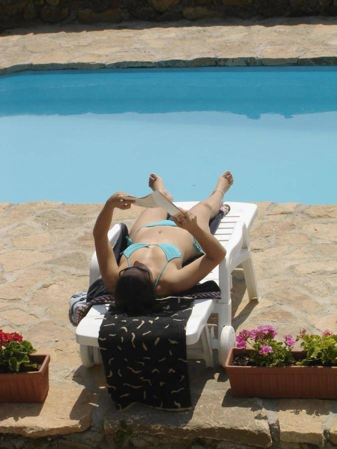 Maison de campagne pour 4 personnes, avec jardin et sauna ainsi que piscine et vue, animaux acceptés à Arenas de San Pedro - 4