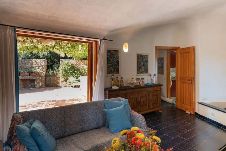Villa 'Elena' mit Meerblick, WLAN und Klimaanlage in Portobello (Sardinien), Aglientu