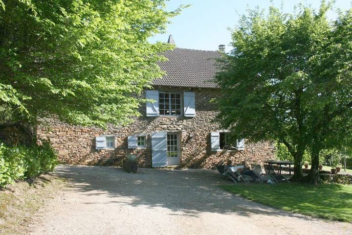Maison de vacances pour 10 personnes, avec piscine ainsi que jardin et vue