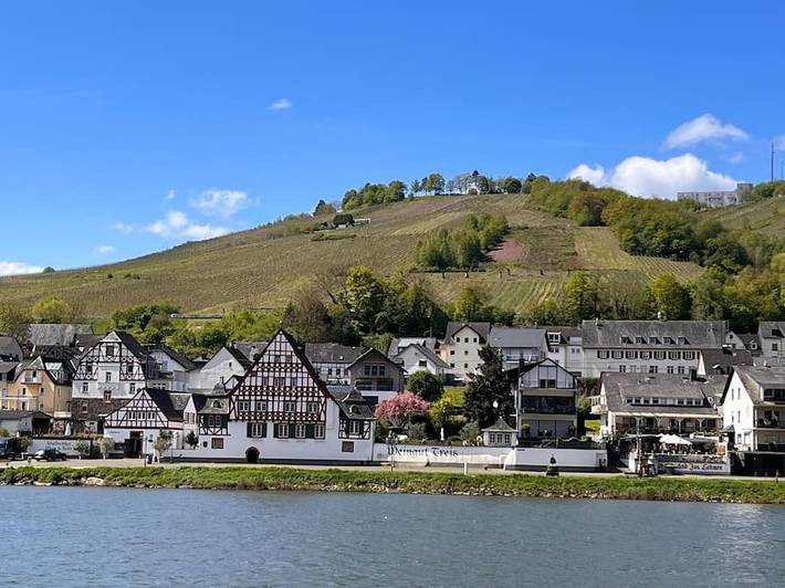Ferienhaus für 4 Personen, mit Terrasse und Ausblick in Zell Stadt (Mosel)