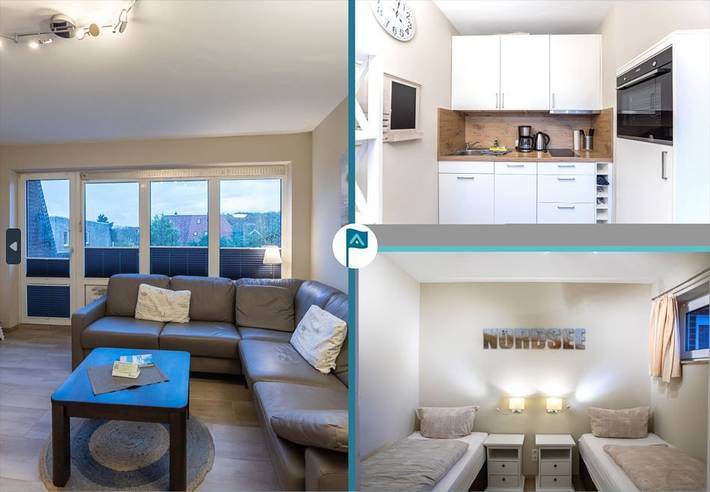 Ferienwohnung für 2 Personen, mit Balkon - 1