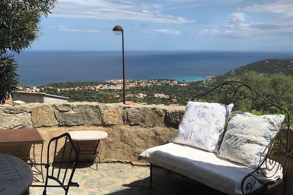 Dorfhaus - Monticello - Panoramablick auf das Meer - Terrassen und Innenhof in Monticello, Calvi und Umgebung